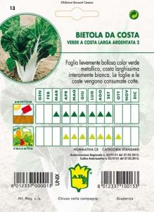 BIETOLA DA COSTE Verde a costa argentata