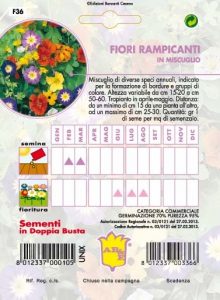 FIORI RAMPICANTI (in miscuglio)