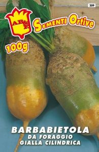 BARBABIETOLA DA FORAGGIO CERTIFICATA Gialla d'Ekendorf