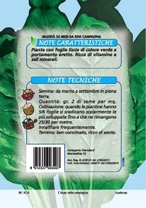 BIETOLA DA COSTE Liscia verde da taglio