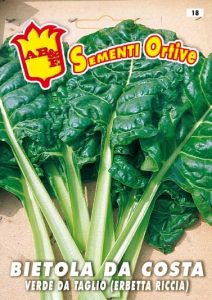 BIETOLA DA TAGLIO Erbette ricce da taglio