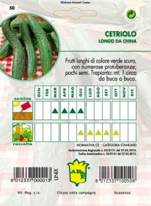 CETRIOLO Lungo Serpente Cinese
