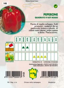 PEPERONE Quadrato rosso