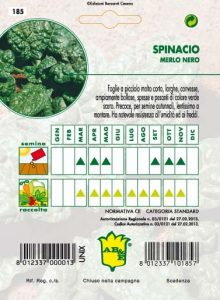 SPINACIO Merlo nero (prod. Danimarca)