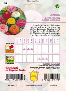 ZINNIA Fior di Cactus Mix