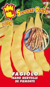 FAGIOLO NANO GIALLO Meraviglia di Venezia o Piemonte