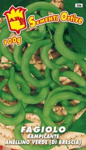 FAGIOLO RAMPICANTE VERDE Anellino di Brescia